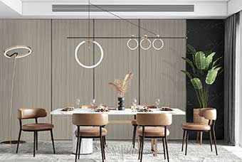 广元轻奢风格-餐厅