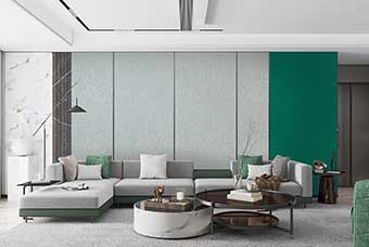 广元轻奢风格-客厅